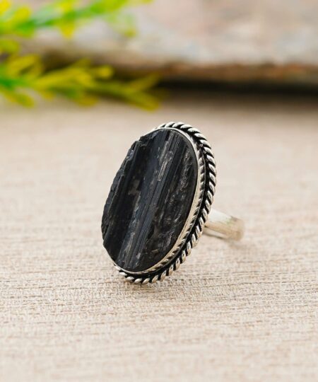 Arts Crystal Products Natural Labradorite Ring Set for Women,Vintage Joint Knuckle Stackable Rings Oval Gemstone Ring