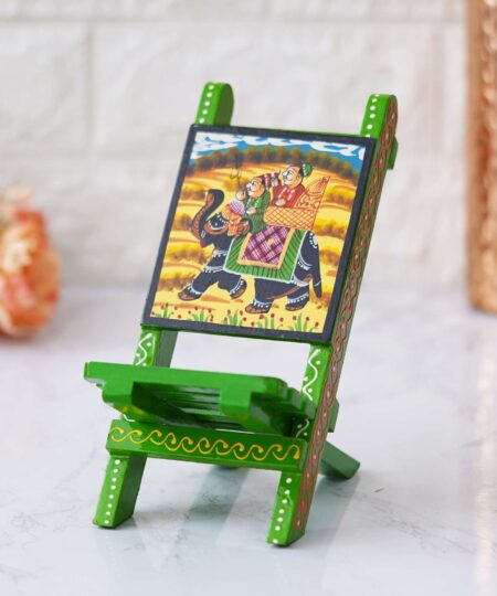 Wooden mobile stand chair